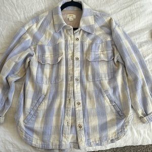 Plaid Anthropologie shacket